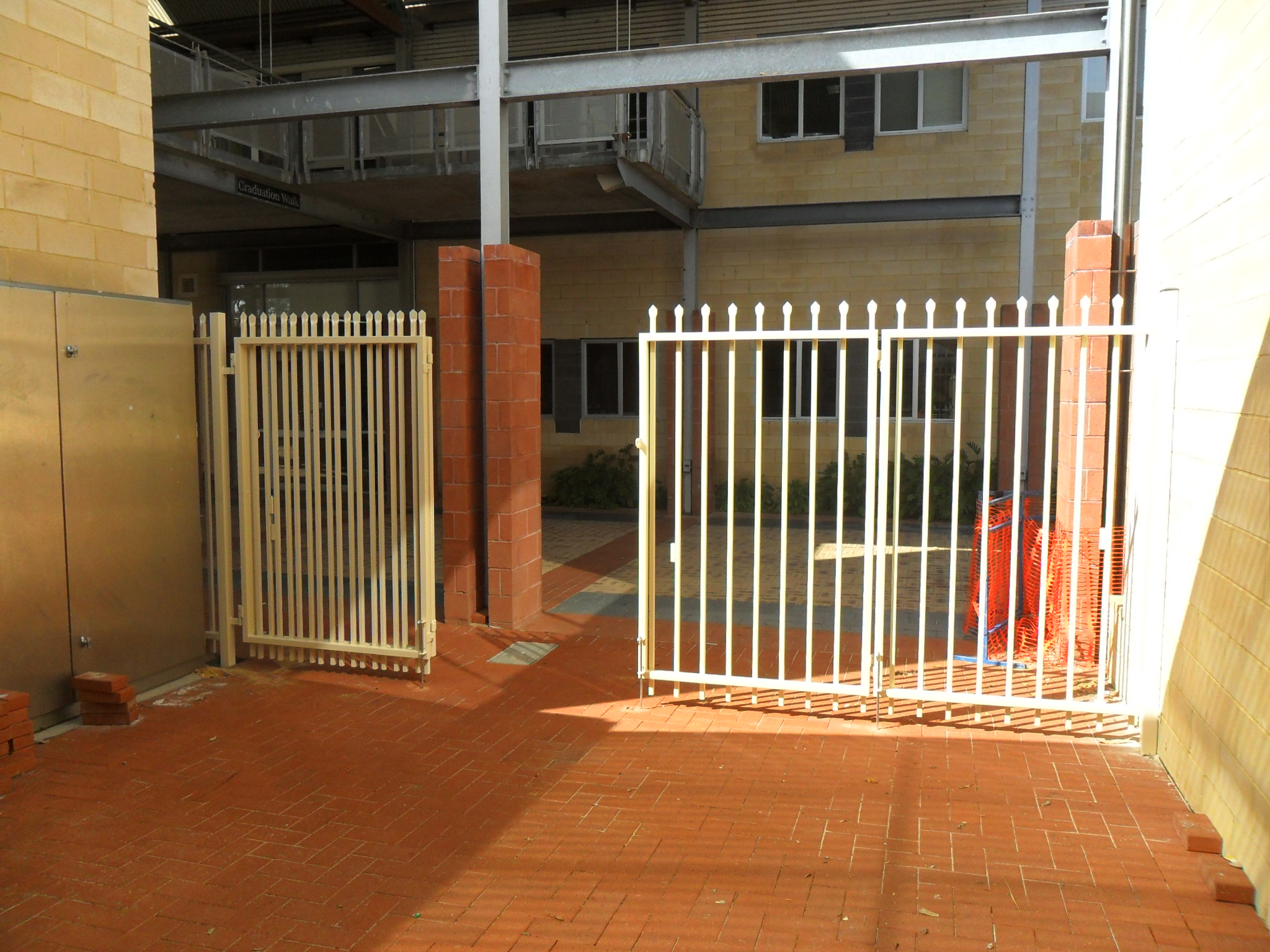 Tubular swing gate and fencing by Craftsman Fencing