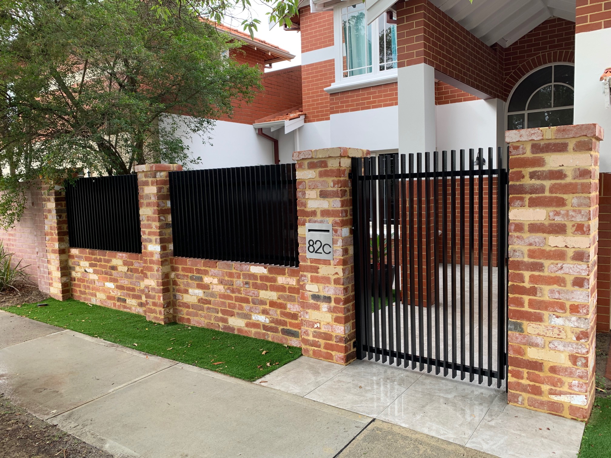 Aluminium Slat Fence Installation — Craftsman Fencing