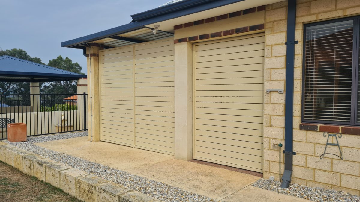 Aluminium Slat Screen Install in Joondalup — Craftsman Fencing, Perth
