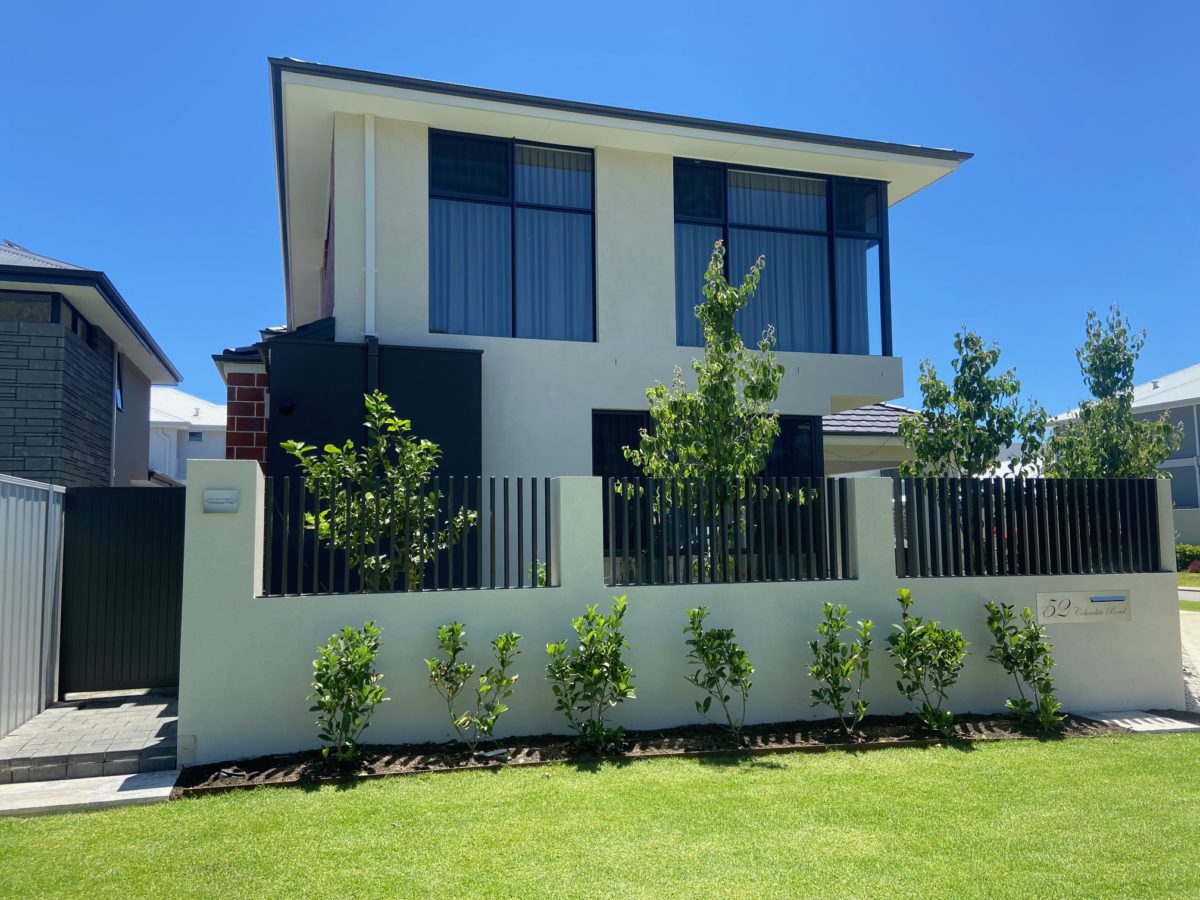 Aluminium Blade Fencing — Craftsman Fencing, Perth