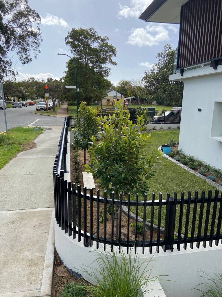 Modern Slat Fencing Perth