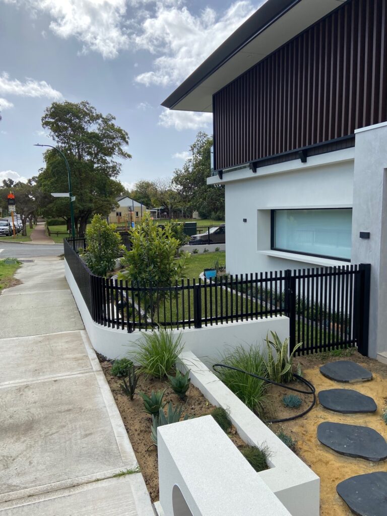 Modern Slat Fencing Perth