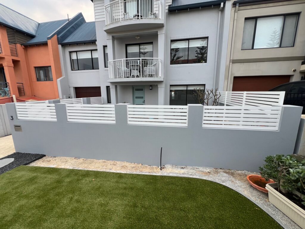 Aluminium Slat Infill Installation in Perth