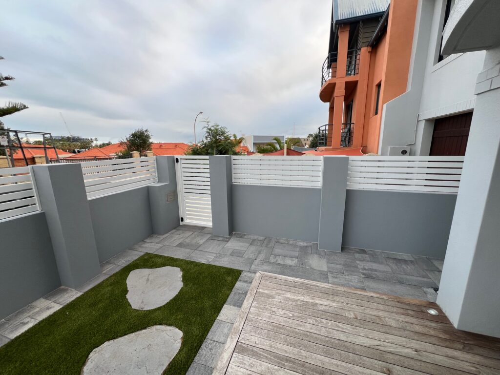 Aluminium Slat Infill Installation in Mindarie