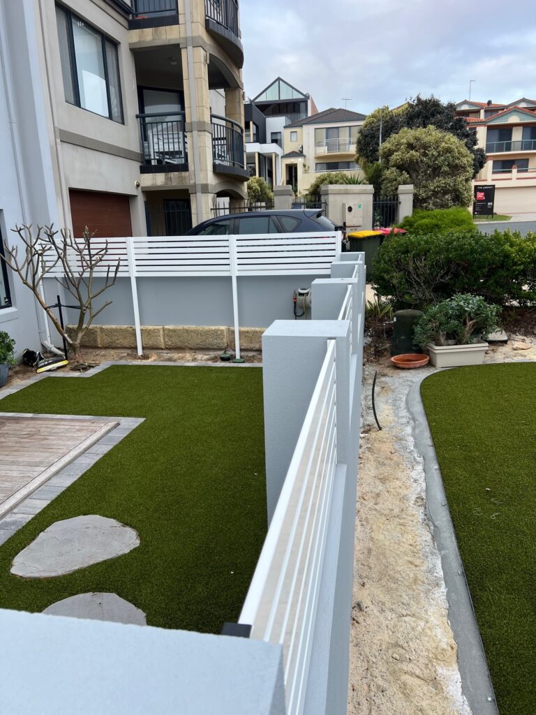 Aluminium Slat Infill Installation in Mindarie