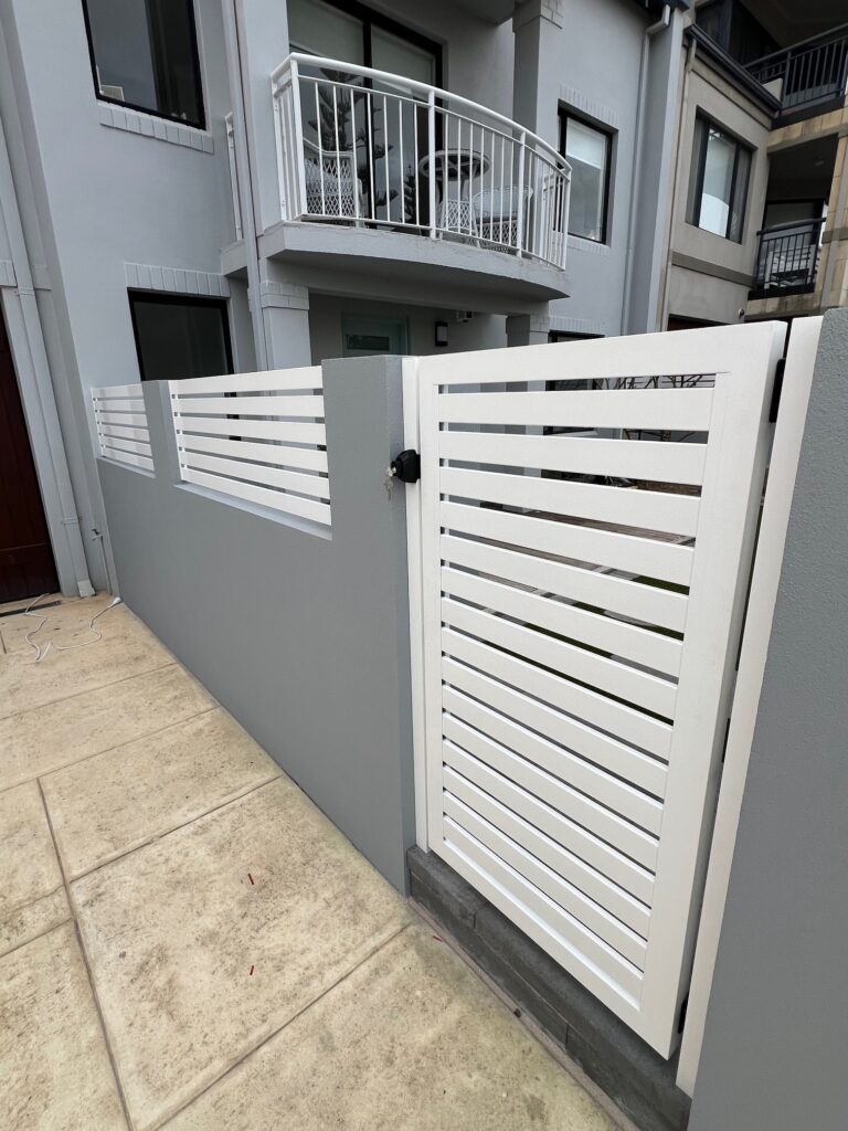 Aluminium Slat Infill Installation in Mindarie