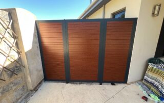 Slat Gate Installation in Churchlands