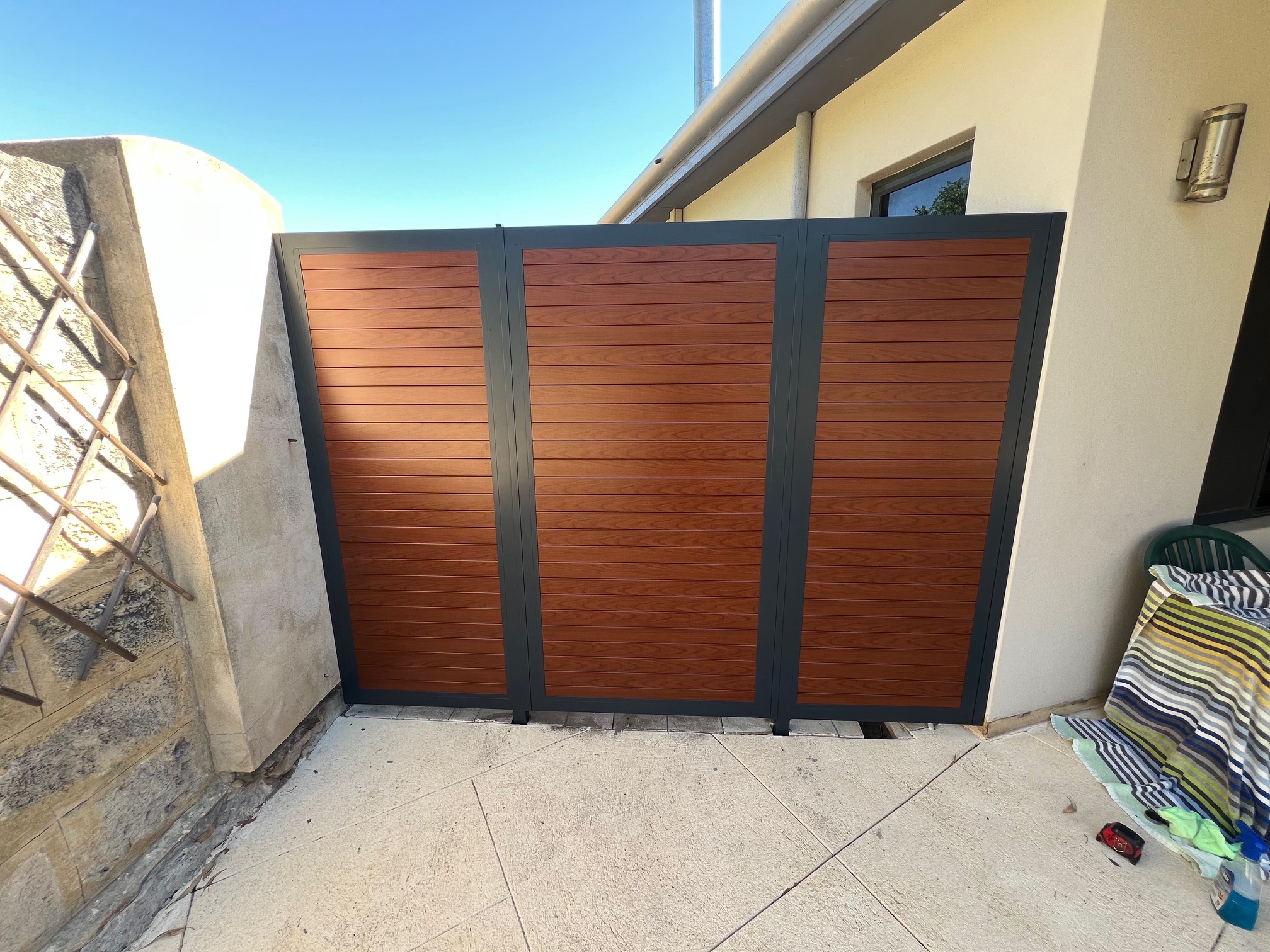 Slat Gate Installation in Churchlands