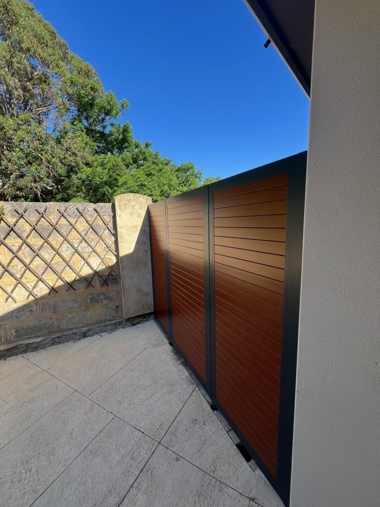 Slat Gate Installation in Churchlands