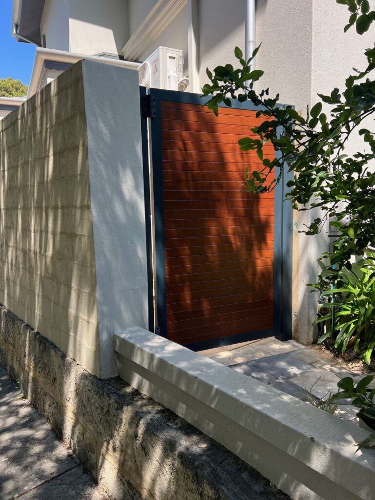 Slat Gate Installation in Churchlands