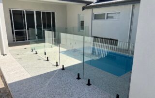 Stunning Frameless Glass Pool Fence in Jindalee